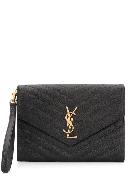 ysl pouch bag men|saint laurent monogram pouch.